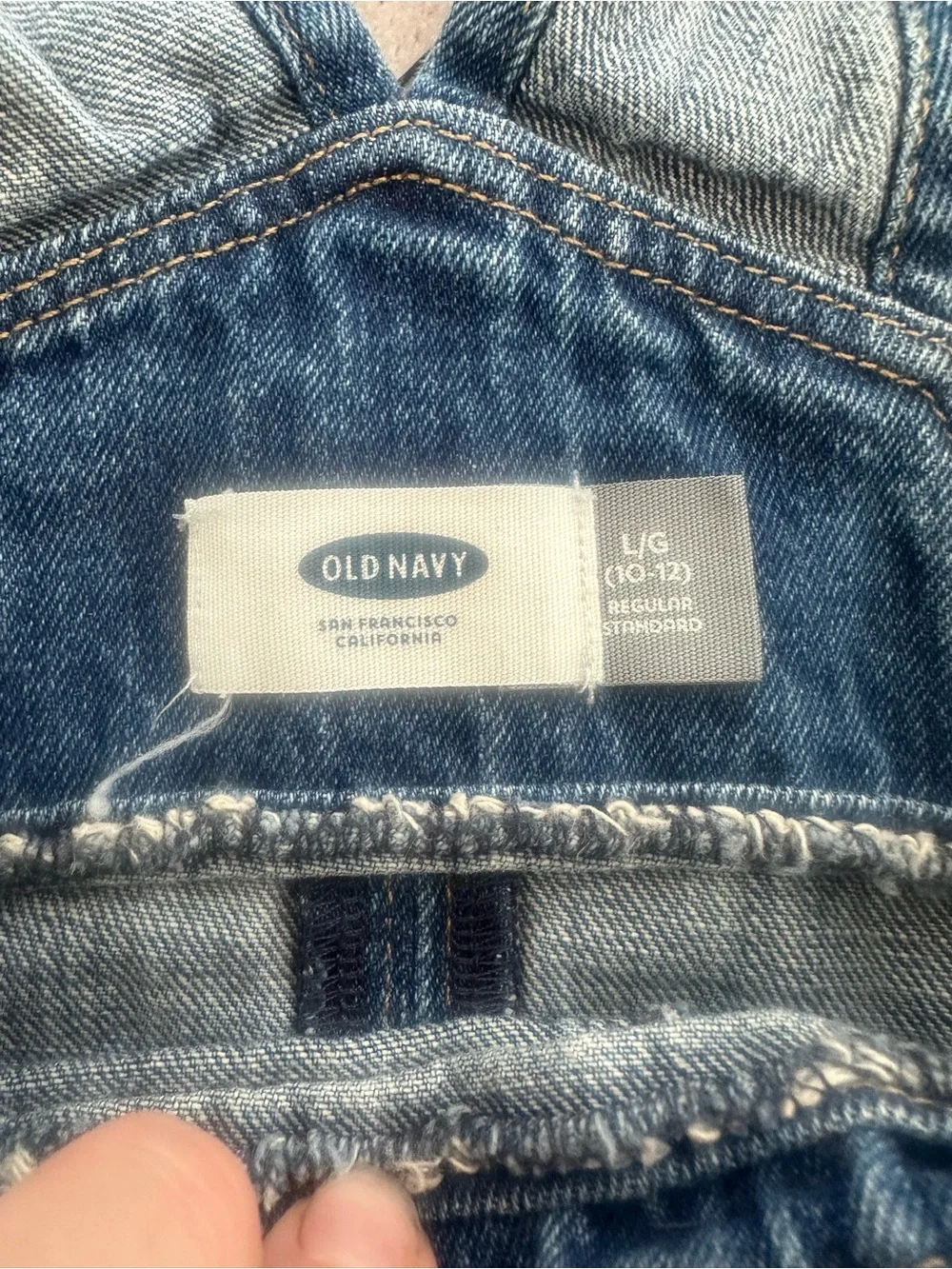 Old Navy Blue Denim Shortalls 10/12